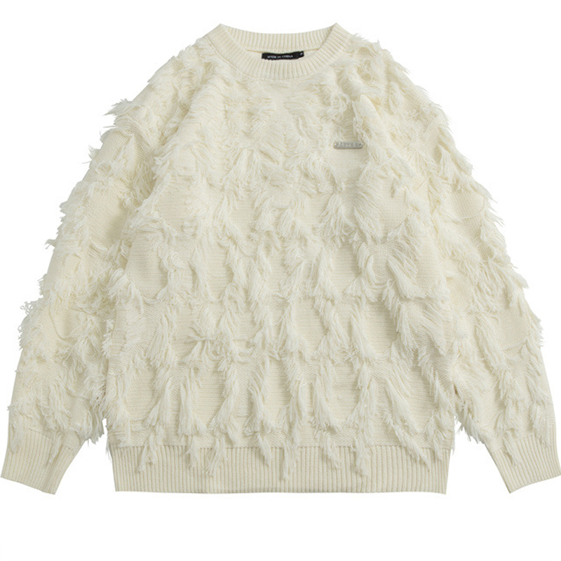 Streetwear Brand Famous - Mens Downy Knit Sweater Streetwear Harajuku